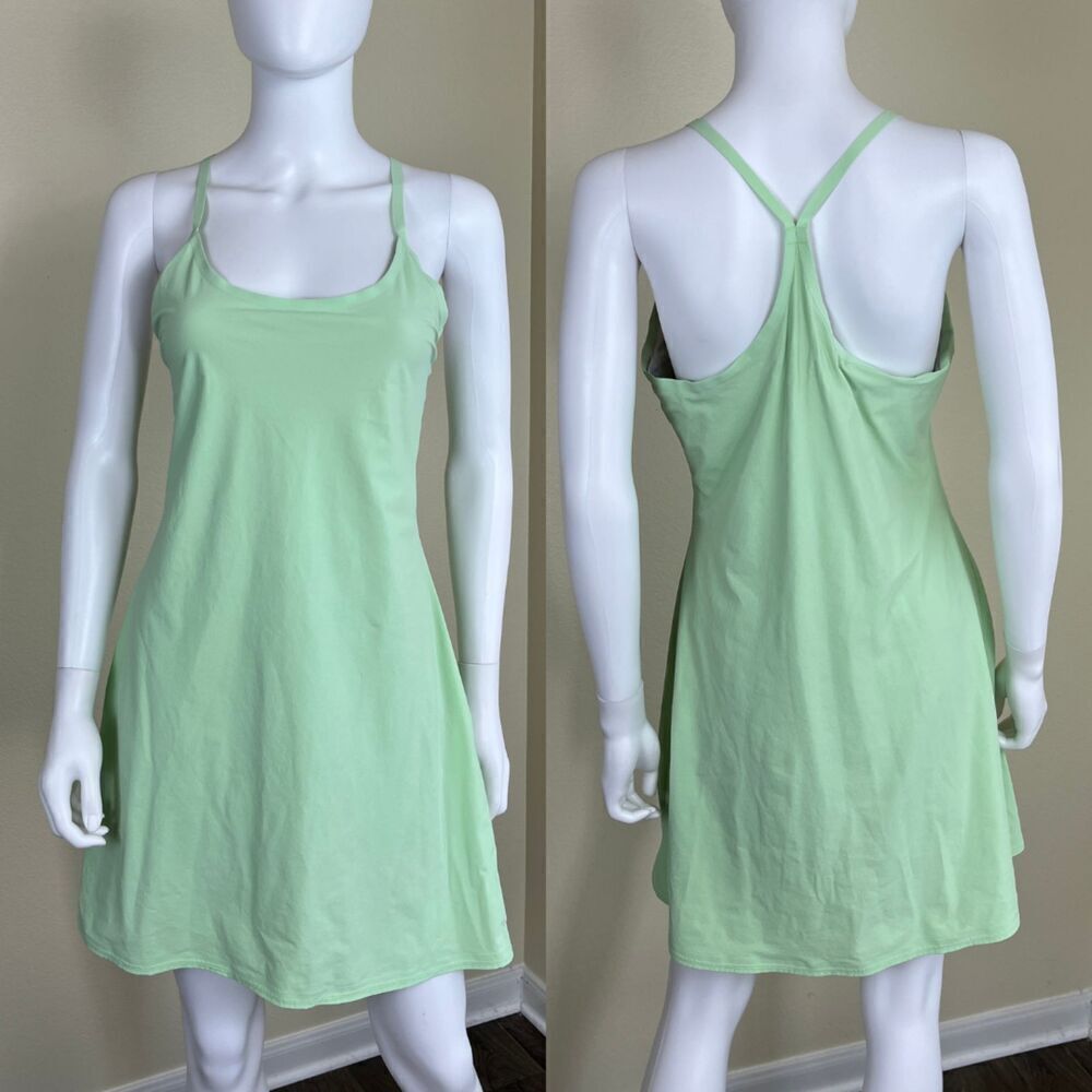 Outdoor Voices Women's Size L Jade Exercise Mini Dress Sporty Athleisure Tennis